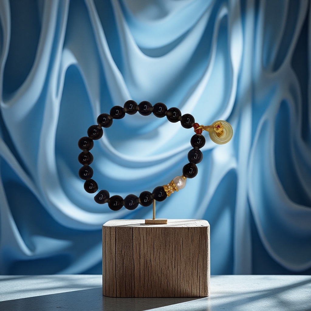 潮流不规则女款手链百搭简约手镯手串配饰情侣款男士碧玺手串