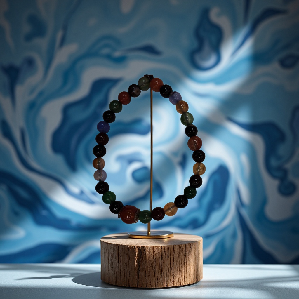 潮流女款不规则百搭手链手镯多色碧玺手串时尚个性情侣手链男士手饰