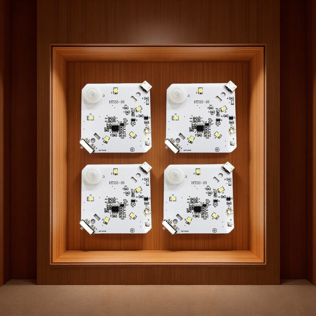 充电式PIR人体感应LED橱柜灯模块控制板照明专用感应灯具细节图