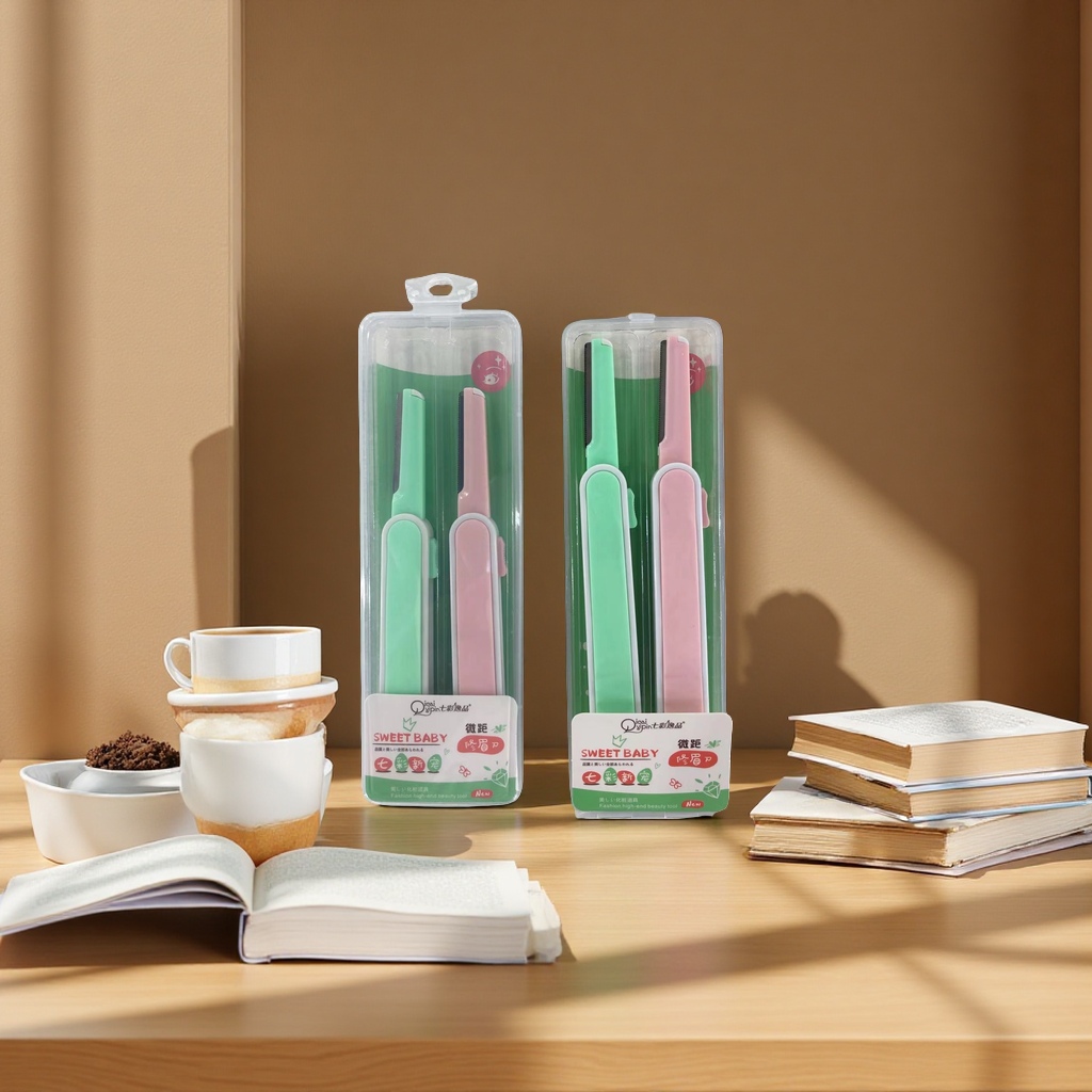 修眉刀多功能细致修饰美容工具便携式安全刃片适用眉毛修整