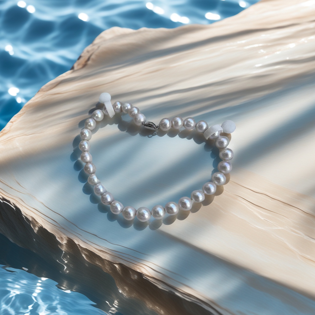 珍珠项链优雅气质长款白色天然淡水珍珠饰品送礼时尚女款