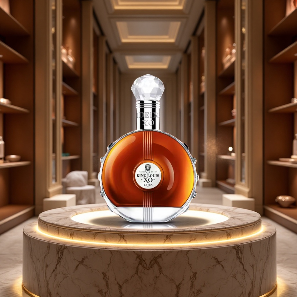 XO洋酒玻璃酒瓶路易十三高端酒瓶GOOLDSKIN创意酒具装饰品收藏品