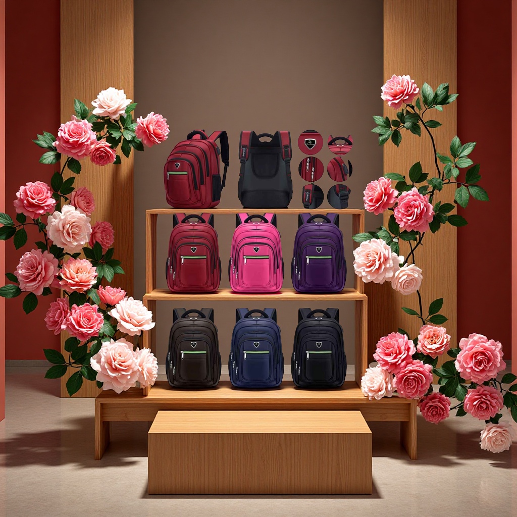 时尚休闲双肩包男女学生背包大容量旅行背包运动包潮流百搭款