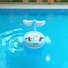 Large-tail whale boat children's inflatable seat ring with wings, anti-rolking swimming ring, baby ring wholesale cartoon inflatable toys Specification image