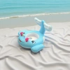 Large-tail whale boat children's inflatable seat ring with wings, anti-rolking swimming ring, baby ring wholesale cartoon inflatable toys Item Picture