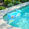Hongyu large pictographic inflatable swimming boat for infants and toddlers, baby lying boat with seat type, factory wholesale cartoon inflatable toys details Picture
