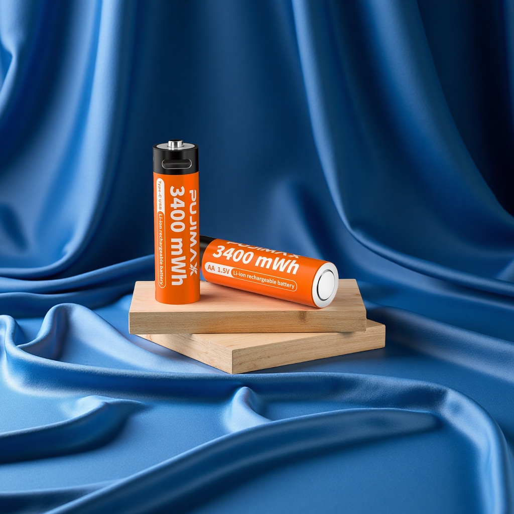 High-quality 14500 lithium battery, USB charging, high-capacity 3400mWh fingerprint lock, toy battery, and battery suitable for electrical and electronic products Specification image