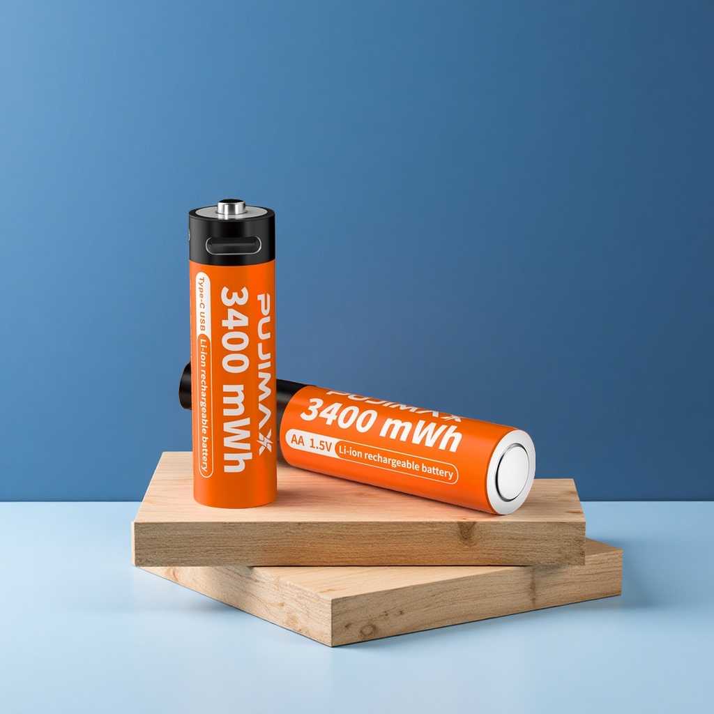 High-quality 14500 lithium battery, USB charging, high-capacity 3400mWh fingerprint lock, toy battery, and battery suitable for electrical and electronic products Item Picture