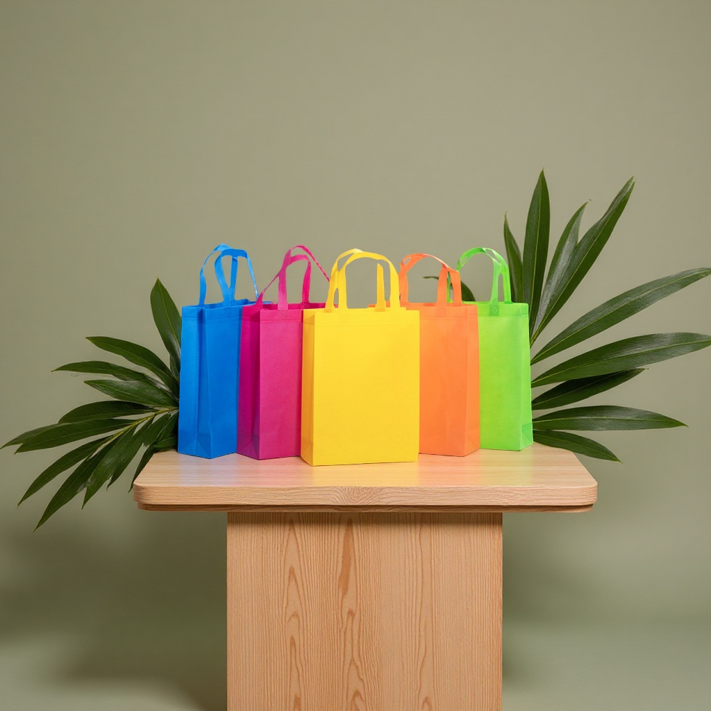Customized blank thickened non-woven bags for takeout packaging, shoes, shopping, hand-held packaging bags, wholesale and in stock Item Picture