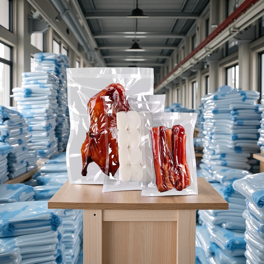Large transparent vacuum bags for industrial packaging, moisture-proof and dust-proof, compressed storage, nylon bags for daily necessities and food storage Item Picture