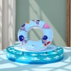 Hongyu children's inflatable swimming ring, cartoon astronaut life buoy, PVC toy armpit ring, suitable for water entertainment Item Picture
