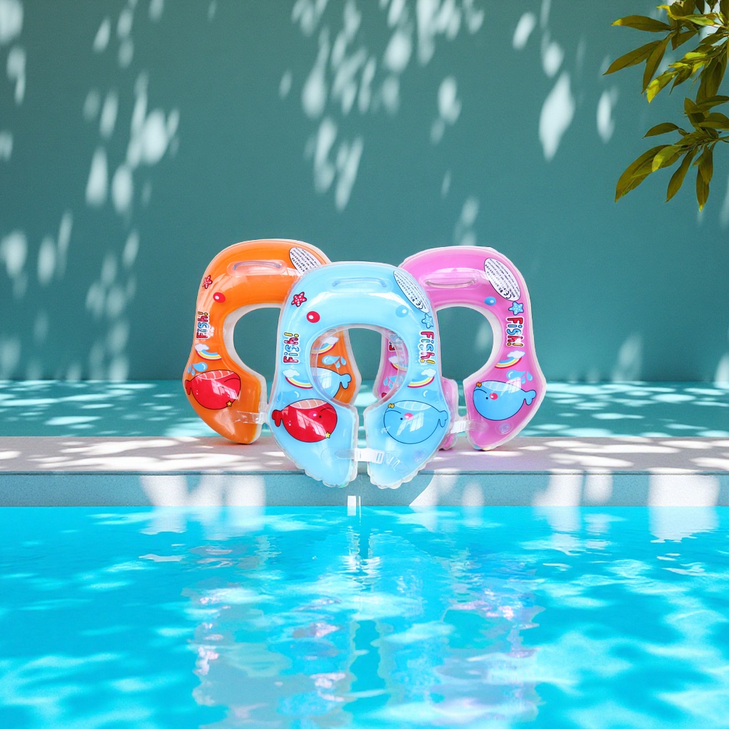 Hongyu's new children's inflatable swimming rings, baby armpit rings, PVC life buoys, waterproof and anti-slip wholesale sports outdoor swimming products, children's swimsuits
