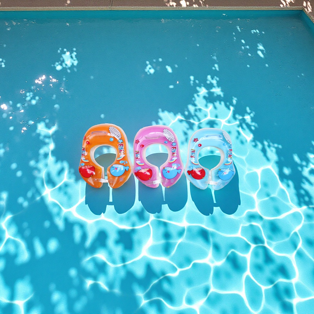 Hongyu's new children's inflatable swimming rings, baby armpit rings, PVC life buoys, waterproof and anti-slip wholesale sports outdoor swimming products, children's swimsuits details Picture
