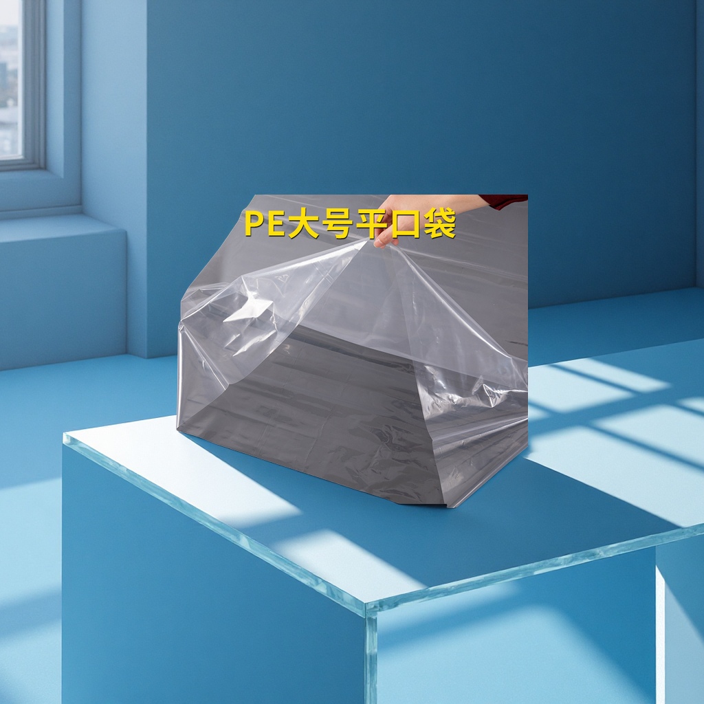 厂家定制大号透明平口塑料袋加厚PE薄膜袋子包装袋耐用耐撕