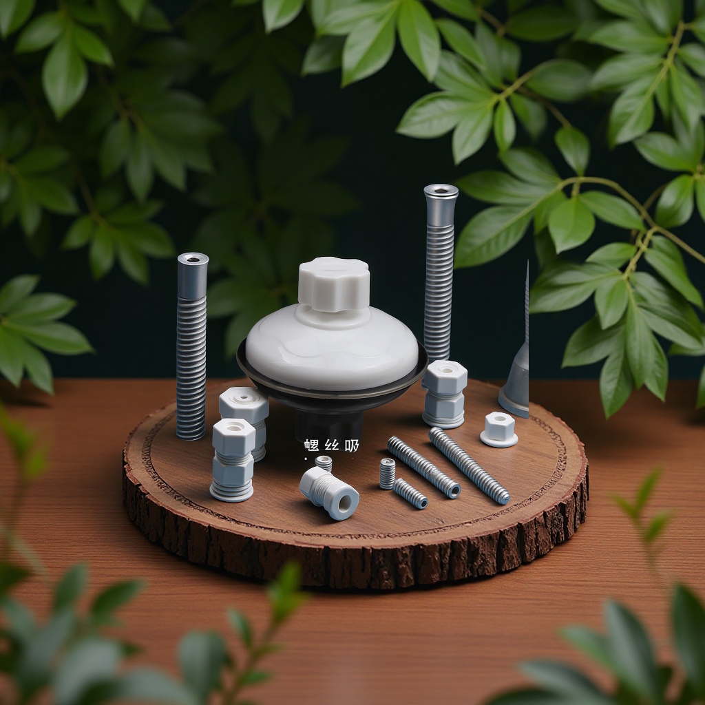 宠物猫窝玩具配件螺杆螺帽旋转吸盘套件铁艺日用品螺丝螺母厂家制造五金工具螺丝机