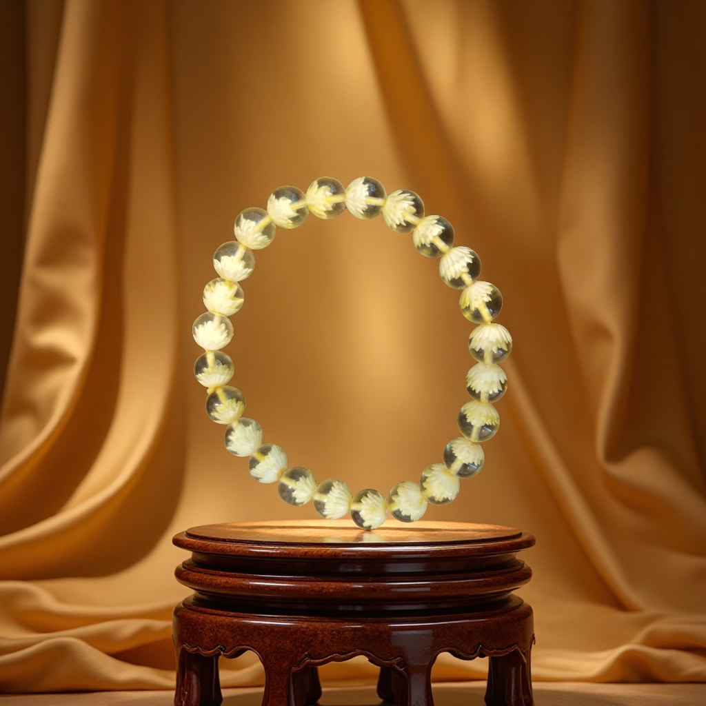 琥珀手饰实物图