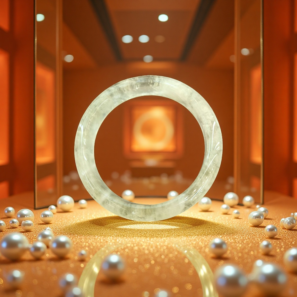 柠檬黄水晶手镯天然水晶手链时尚简约女士饰品送礼品装