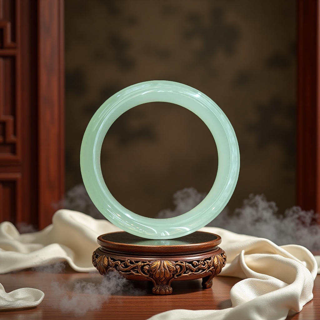 东陵玉手镯天然玉石玉器时尚手链女士款简约典雅保养送礼