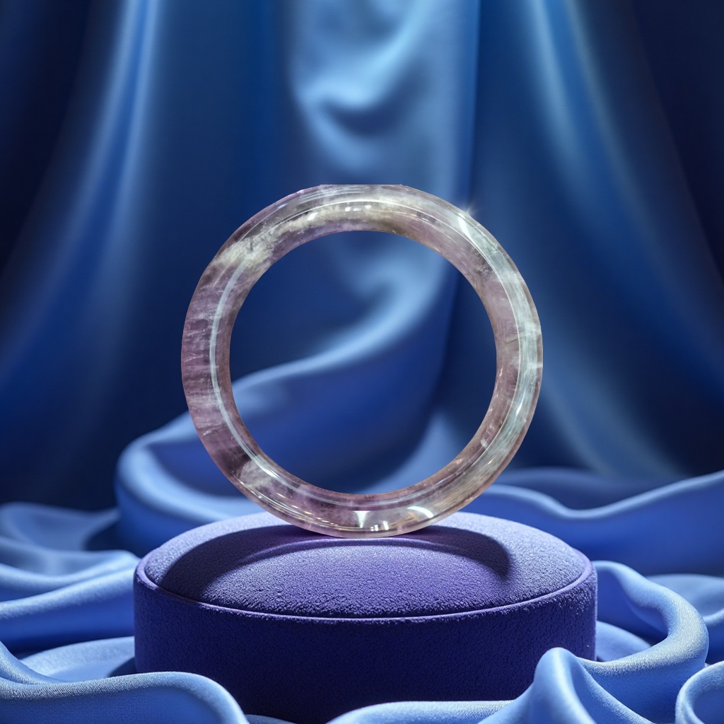 紫晶手镯天然水晶饰品时尚简约手链女士手饰送礼优雅款