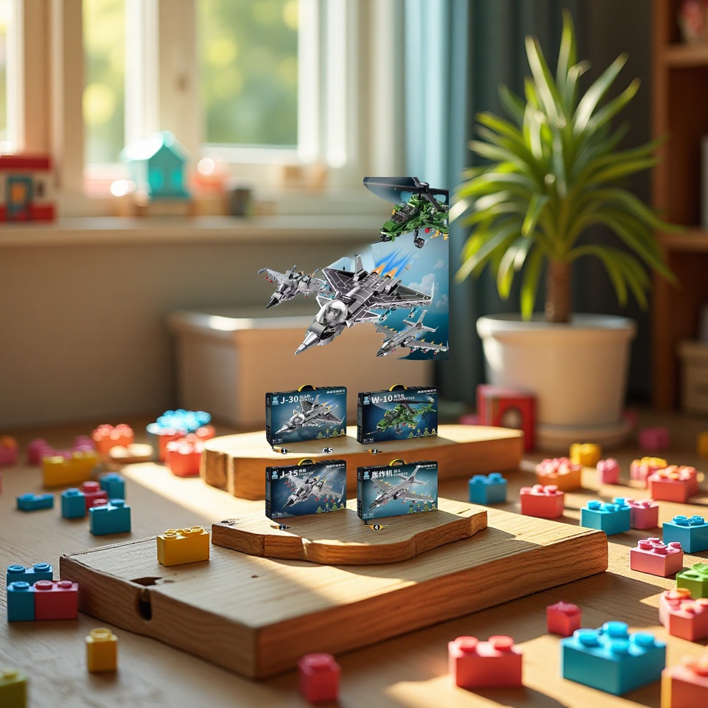 Children's building block table, soft building block model, amusement facilities, gift set, children's toys, educational assembly, creative combination