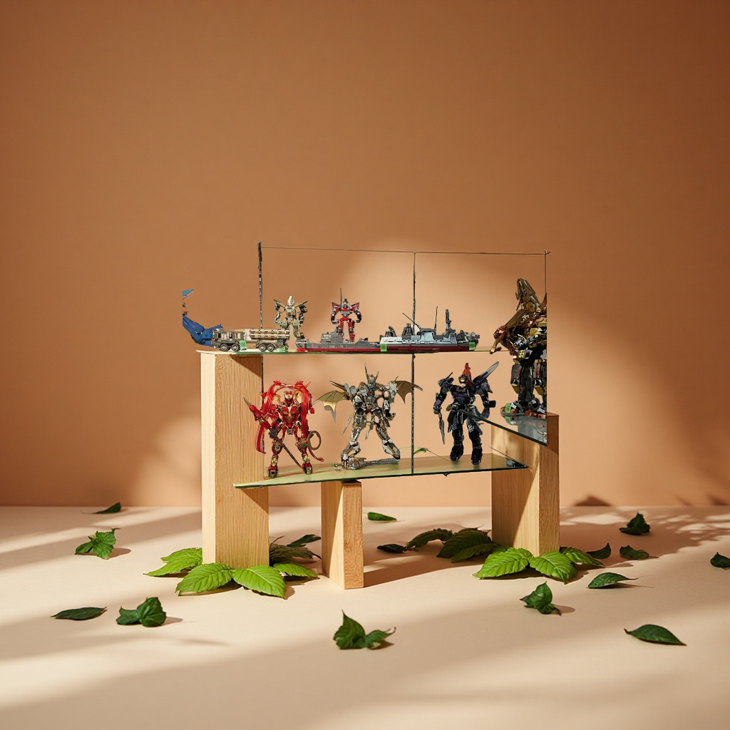 Children's wooden building table, soft building blocks, children's playground equipment model gift set, fun building and educational toys Application Scenario