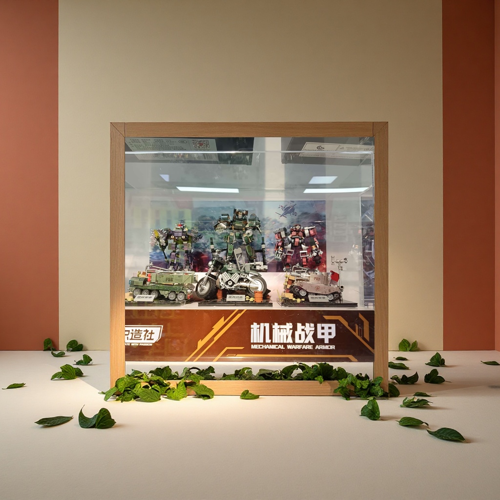 Children's wooden building table, soft building blocks, children's playground equipment model gift set, fun building and educational toys Item Picture