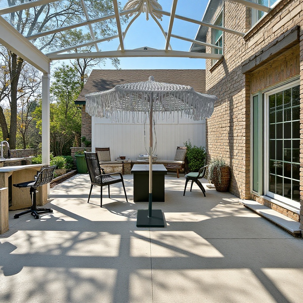 庭院户外装饰手工编绳太阳伞防晒遮阳休闲庭院用品创意手工艺品