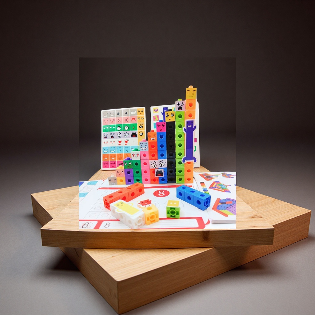 Montessori children's assembly and educational toys, cube magic cube building blocks, math teaching AIDS for children aged 3 to 6, intellectual development science and education toys Application Scenario
