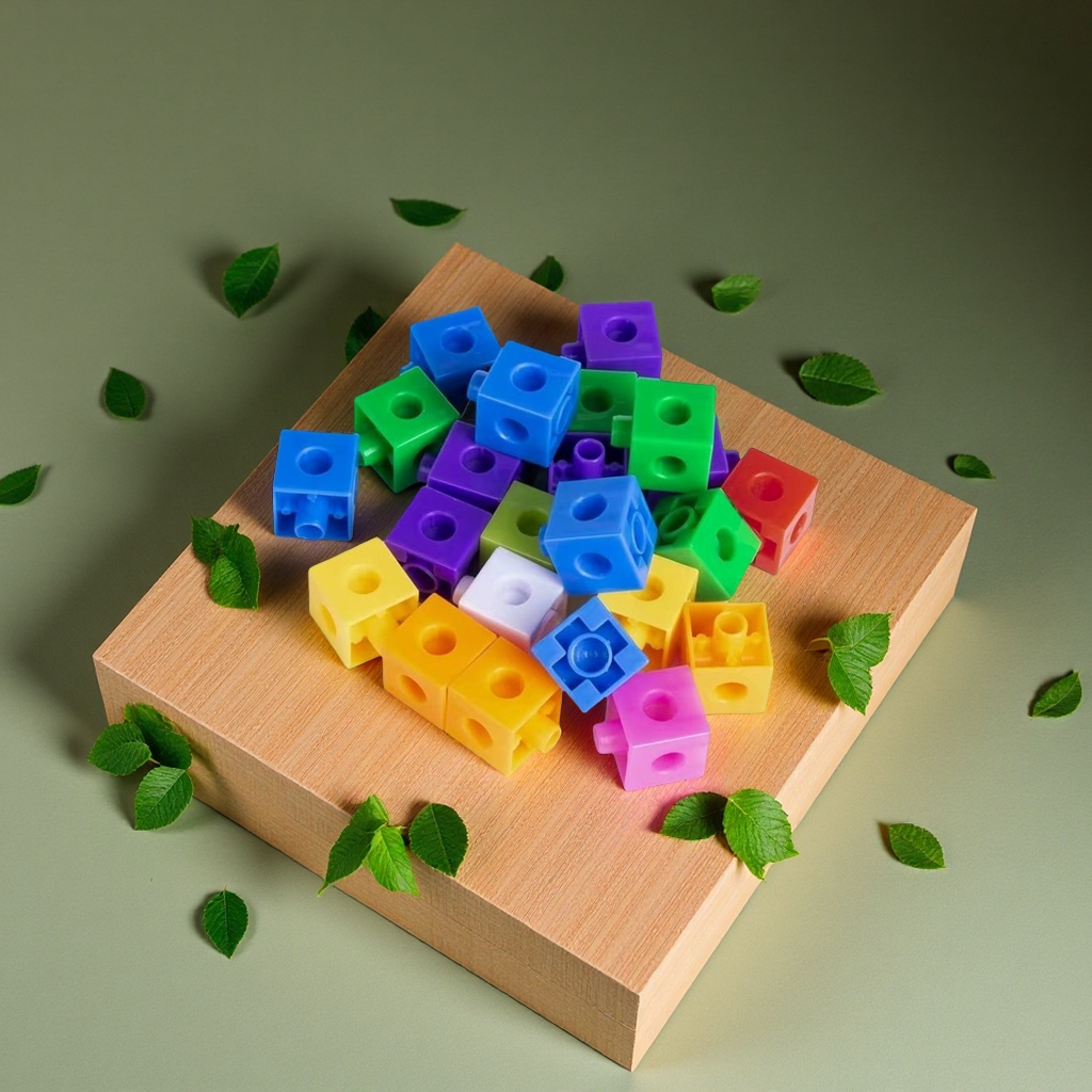 Montessori children's assembly and educational toys, cube magic cube building blocks, math teaching AIDS for children aged 3 to 6, intellectual development science and education toys Item Picture