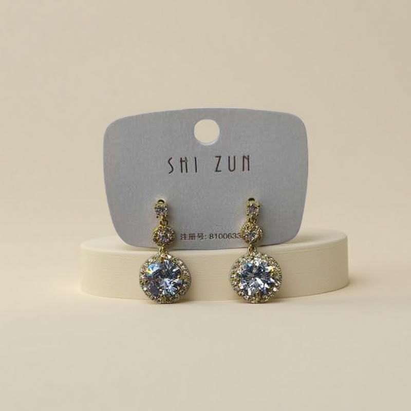 饰品/耳环/耳饰/烧焊锆石耳环/烧焊耳环细节图