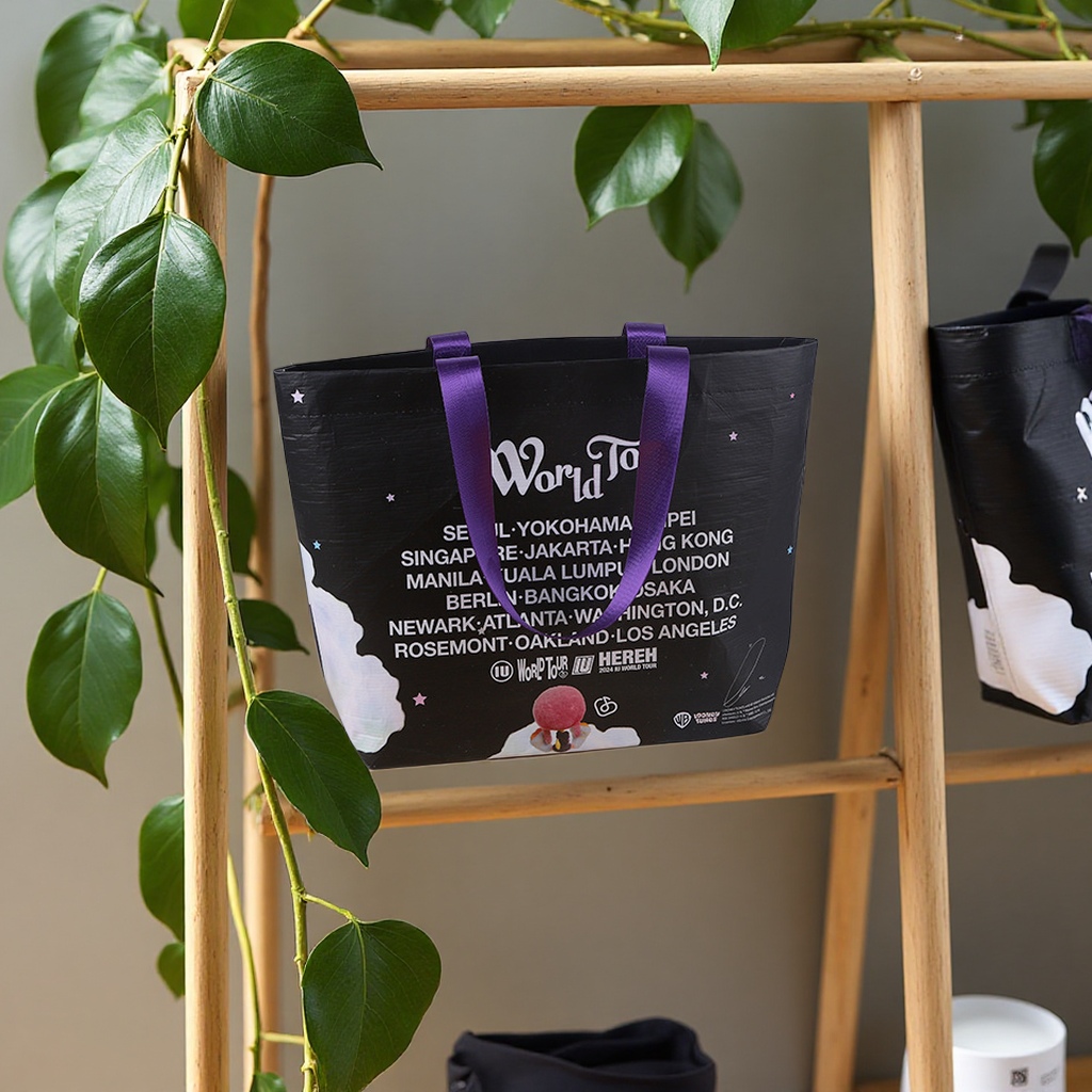 丽新布RPET购物袋韩国订单环保袋网红韩版ins风时尚环保包装袋塑料包装袋