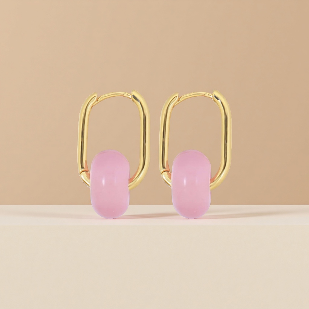 耳环 时尚简约金属耳饰女气质百搭耳钉耳坠个性潮流配饰男女款

