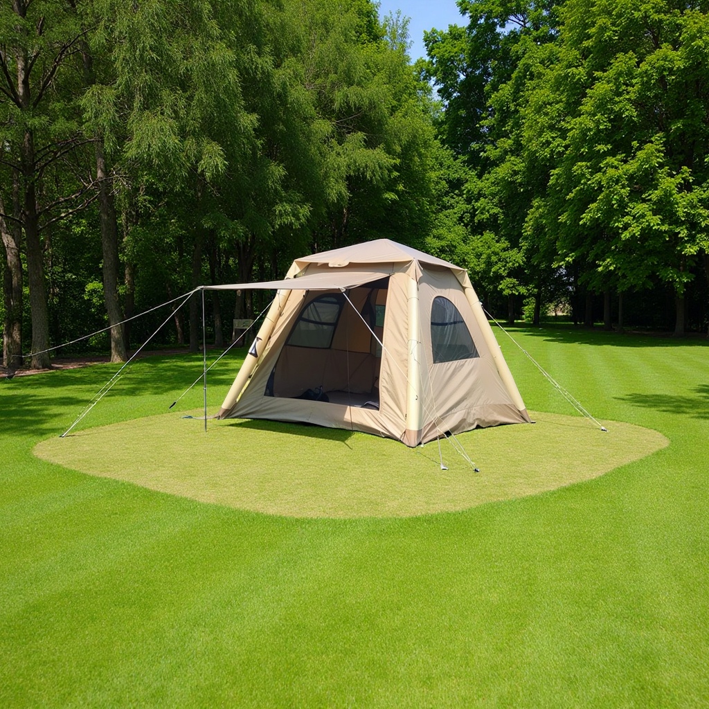 全自动充气露营帐篷三到五人便携野外野餐山地户外折叠帐篷运动用品配件