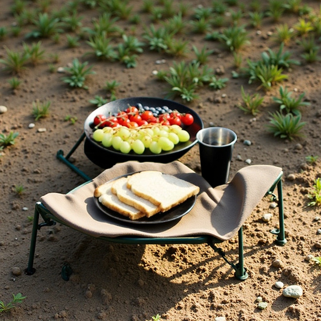 户外折叠桌椅实物图