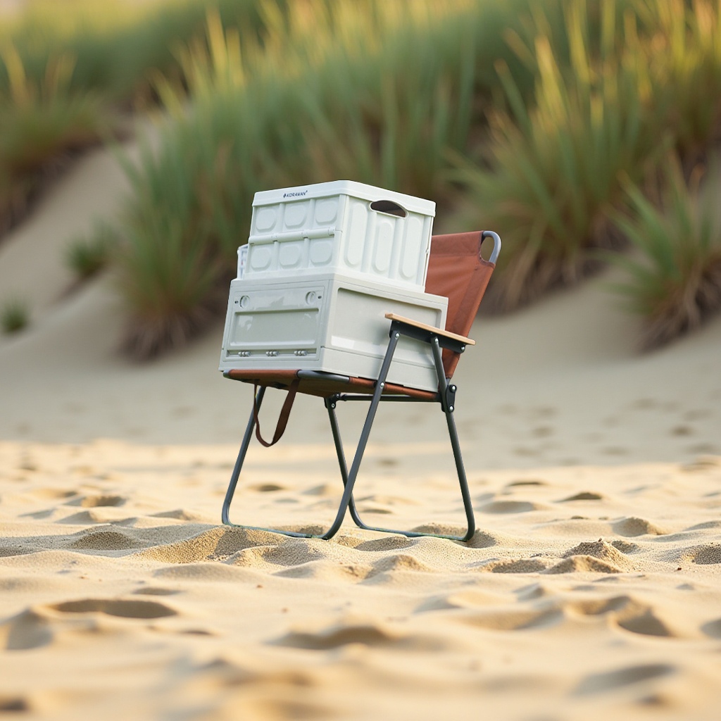 Kemite outdoor folding chairs, children's portable beach camping and leisure folding tables and chairs, home decoration building materials, outdoor furniture Application Scenario