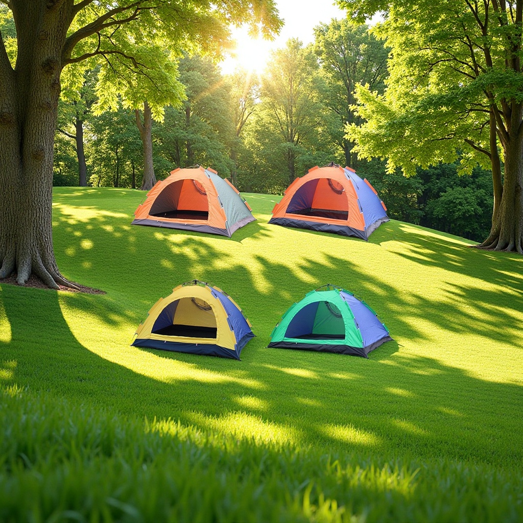 Factory direct supply of multi-sized outdoor automatic tents for two, four, six and eight people, camping supplies, mountain tourism canopy tent accessories