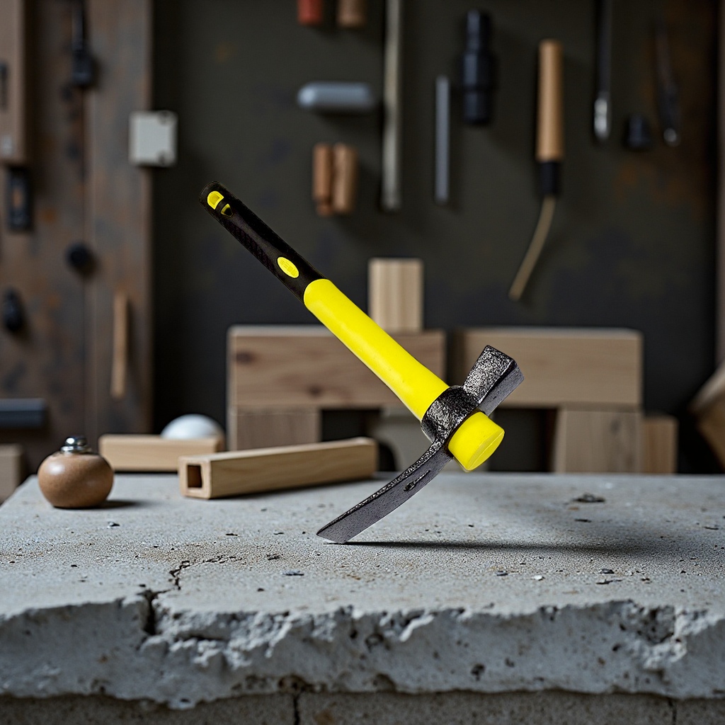 Wholesale garden tools: small hoes for planing bricks, cutting bricks, and prying nails. Construction hardware tools: small planers and adzes. Multi-functional, durable and suitable for garden construction details Picture