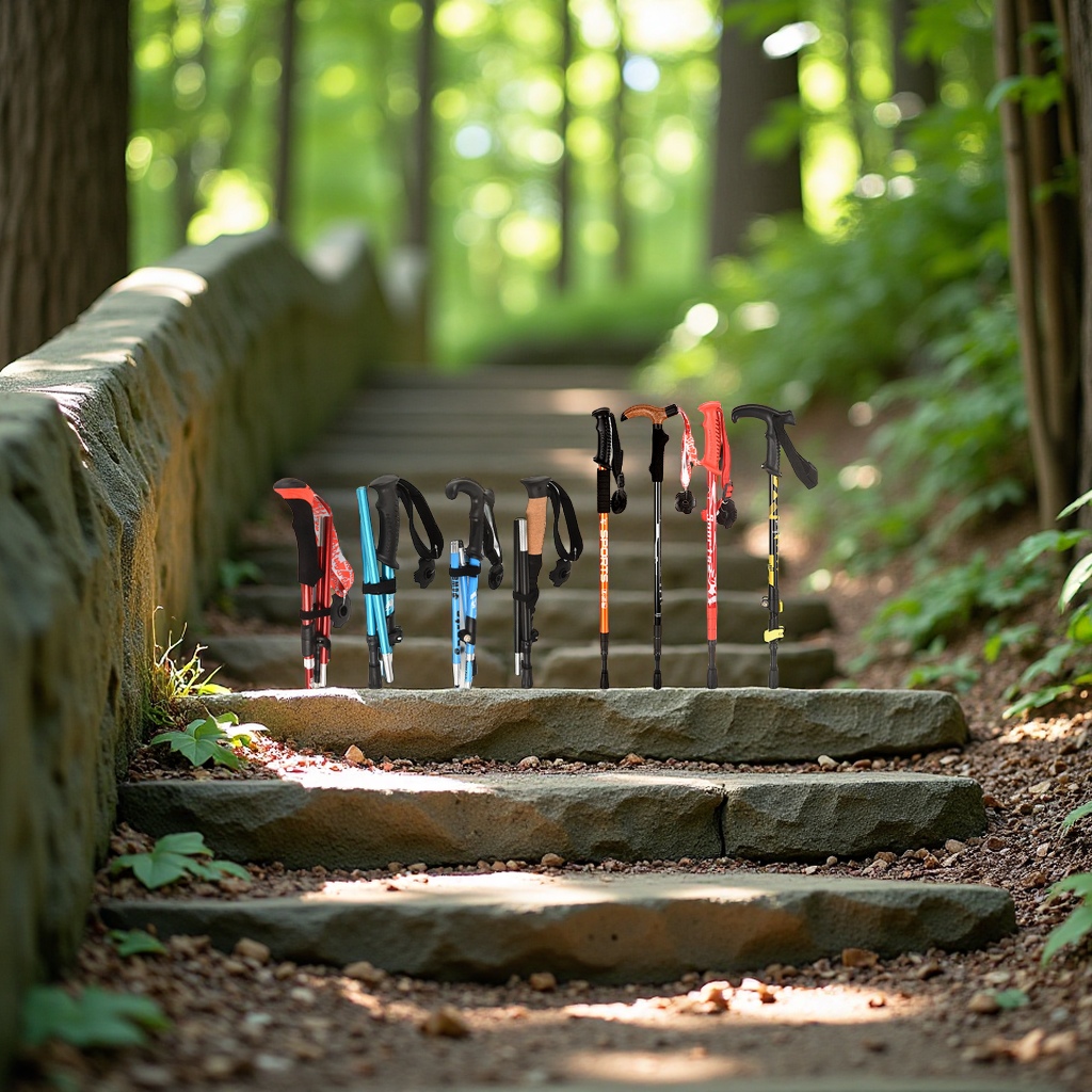 登山杖、滑雪杖实物图