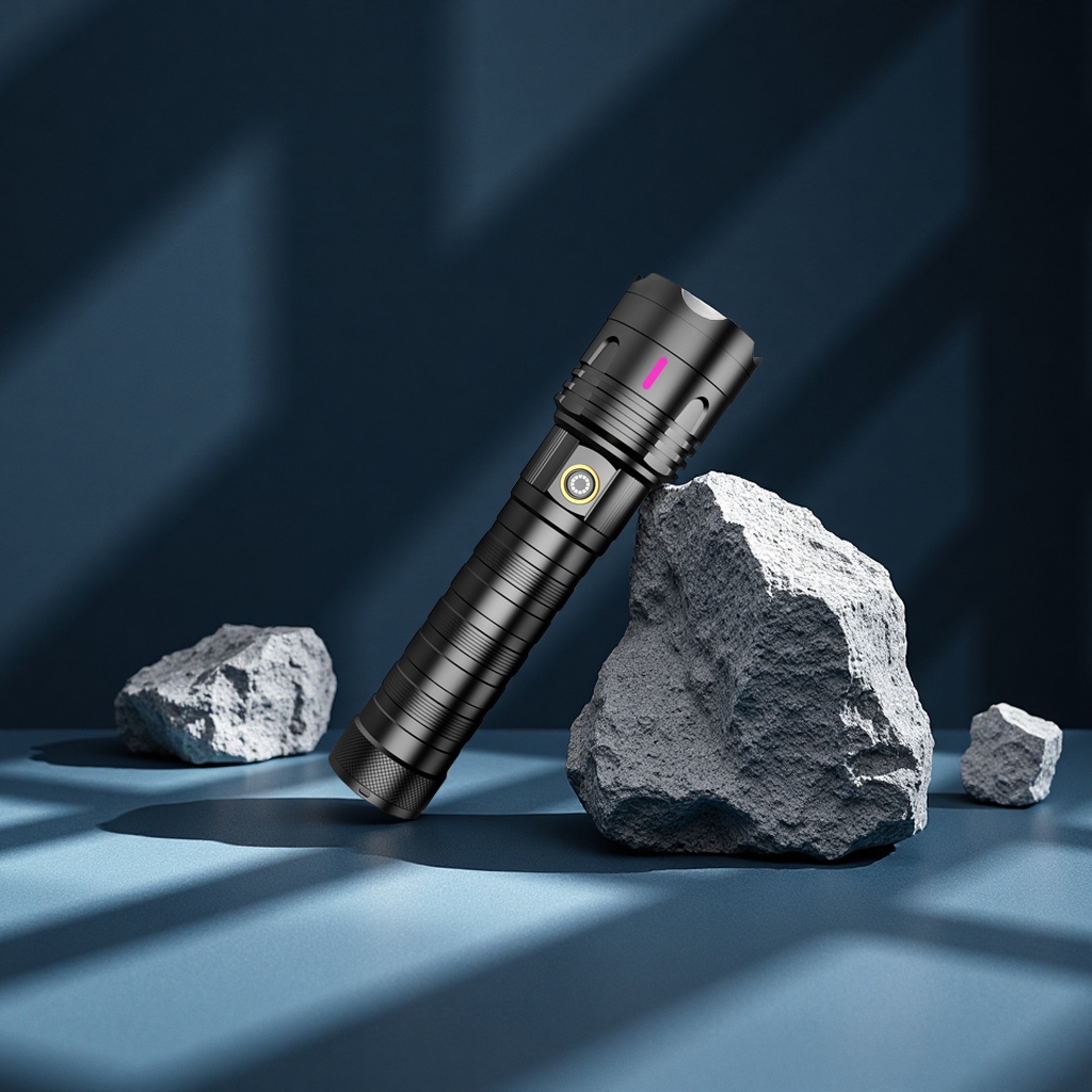 Cross-border tactical long-range flashlight, outdoor emergency lighting lamp, zoom long-range strong light, portable large laser lamp, lighting fixtures, dedicated Item Picture