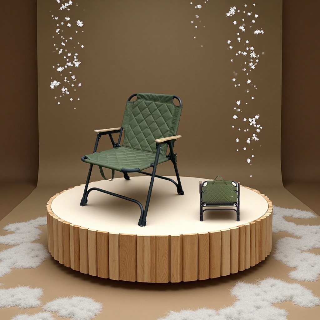 新款高档榉木扶手休闲折叠椅户外便携加厚冬季克米特靠背露营家具家装建材休闲户外折叠桌椅