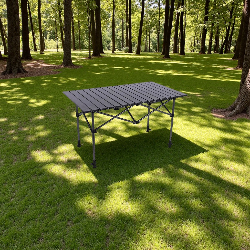 Outdoor camping portable folding table, picnic egg roll table, lightweight lifting multi-purpose stall table and chair set, simple home decoration furniture Item Picture