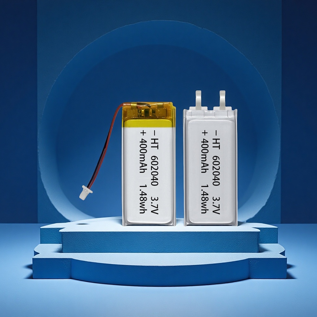 Polymer lithium battery 400mah 6020403.7V, suitable for beauty devices, game consoles, heating shoes, LED light strips, electrical and electronic products, and storage batteries