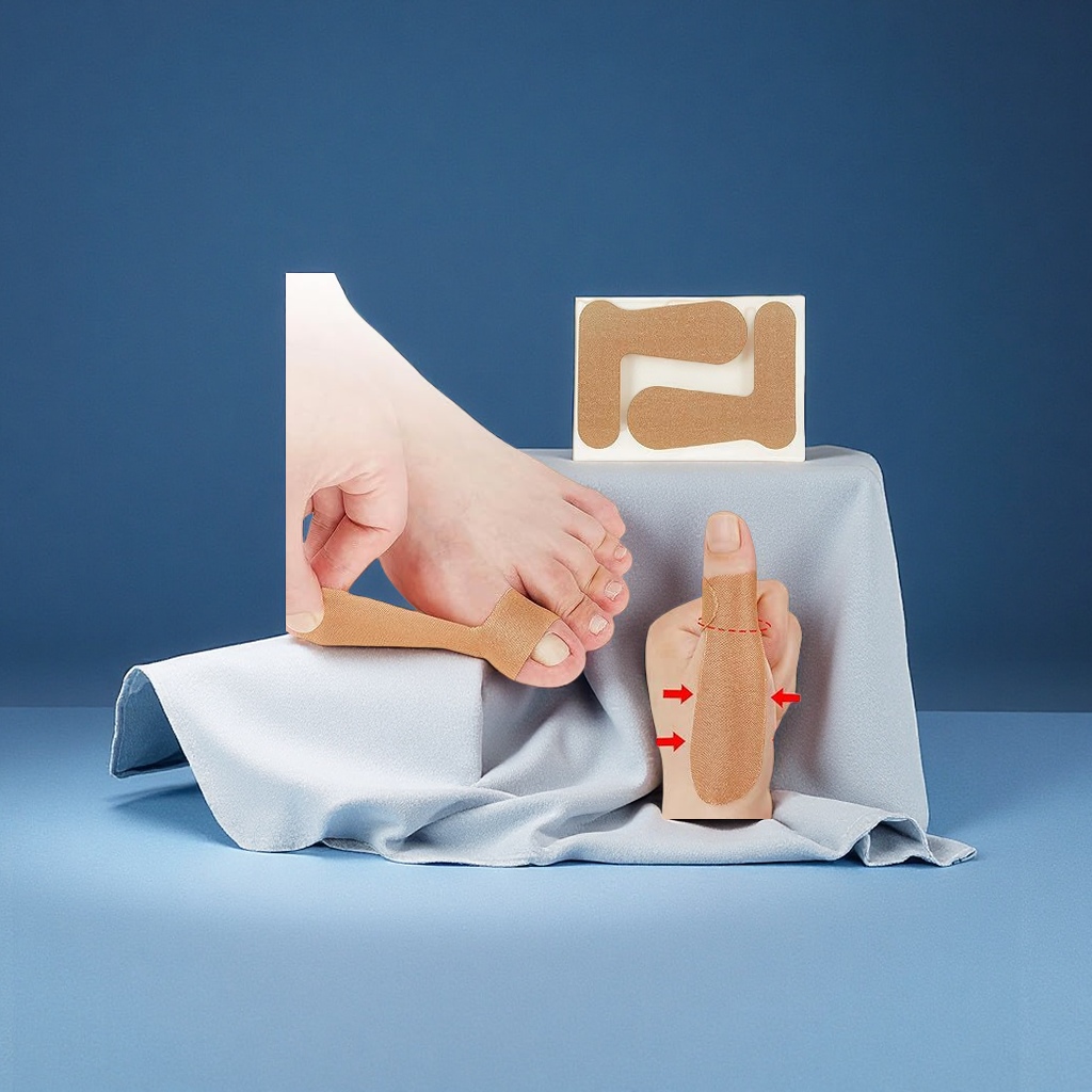 Manufacturer's Cross-Border Big Toe Valgus Elastic Orthopedic Patch, Self-Adhesive Joint Fixation Finger Guard Patch, Daily Necessities, Clothing Accessories Application Scenario