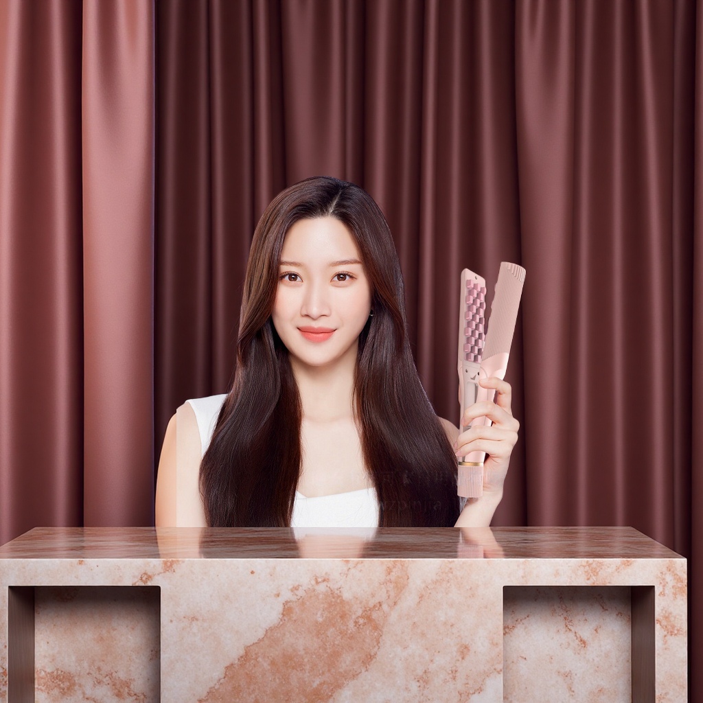 Cross-Border Corn Hair Straightener, Portable Hair Root Heightening Tool, Hair Curling Iron, Women's Household Appliances, Personal Care Hair Straightener Specification drawing