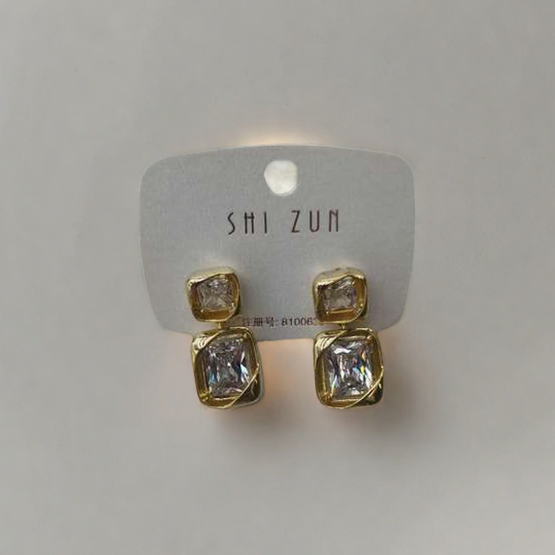 饰品/耳环/耳饰/烧焊锆石耳环/烧焊耳环细节图