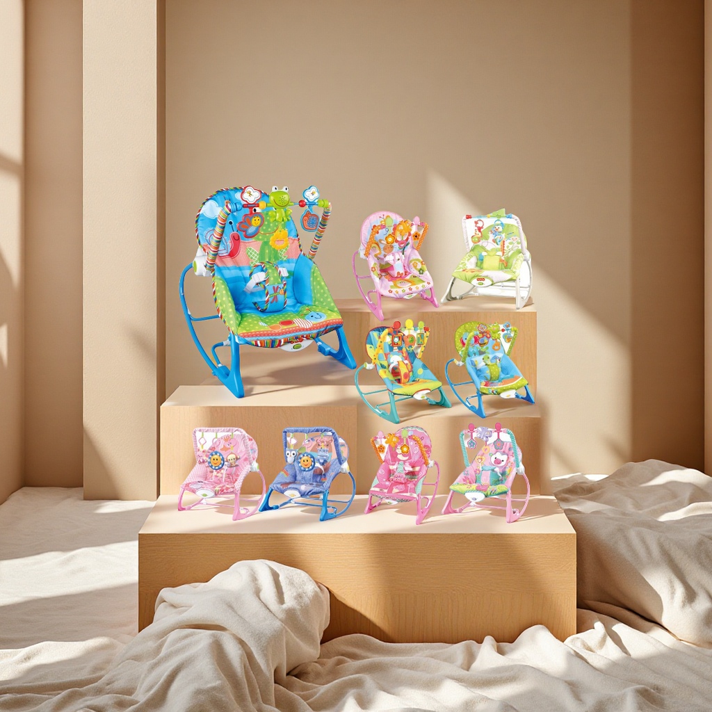 Factory direct sales of multi-functional electric rocking chairs for babies, music vibration lullabies, soothing cribs, Amazon's best-selling baby products, strollers, cribs, shoulder straps, and seats