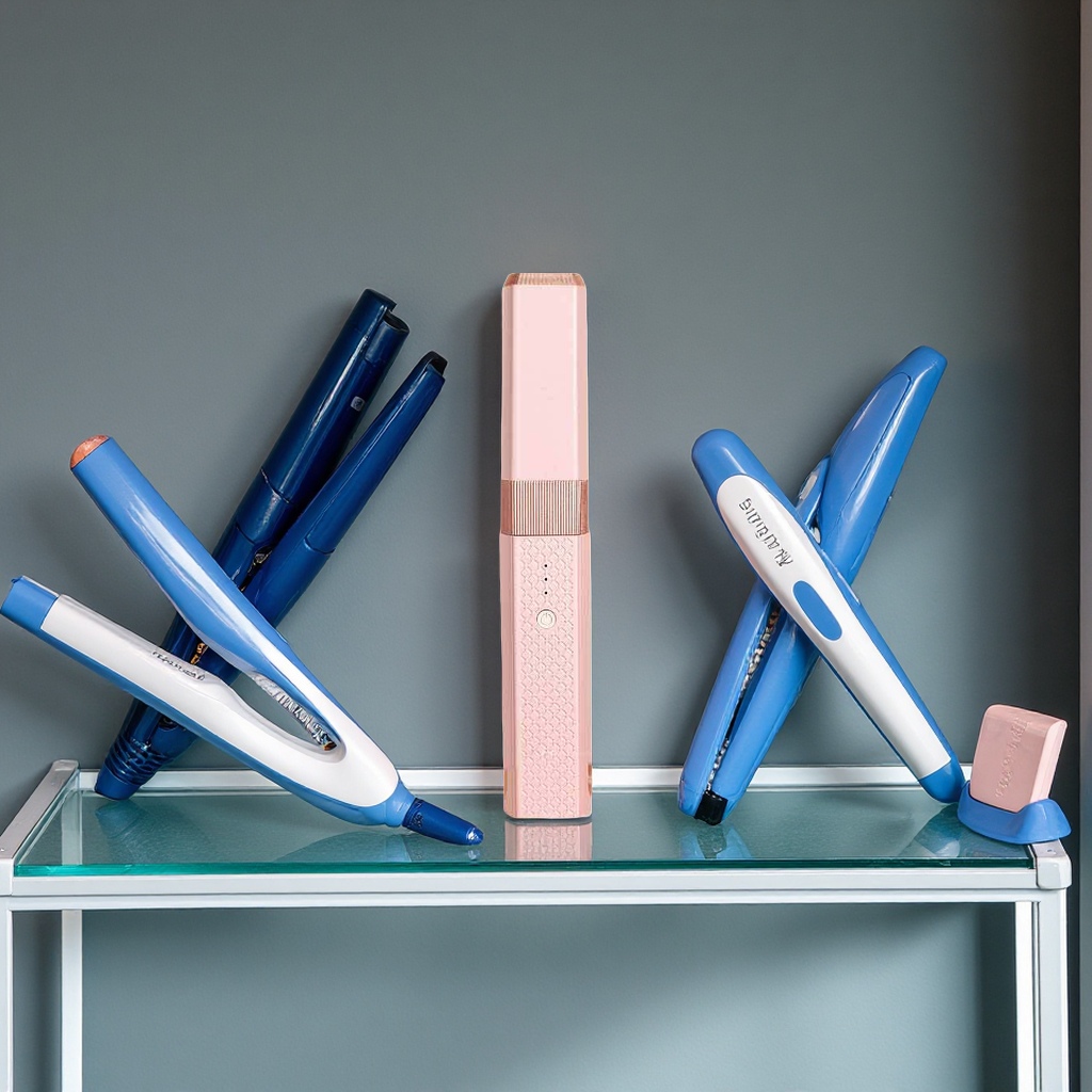 Cross-Border Radio Clamps, Usb Charging, Straightening Hair, Curling Irons, Dual-Purpose Straightening Clips, Bangs, Hair Clamping Wonder, Plastic Plates, Rolled Rubber And Plastic Materials Item Picture