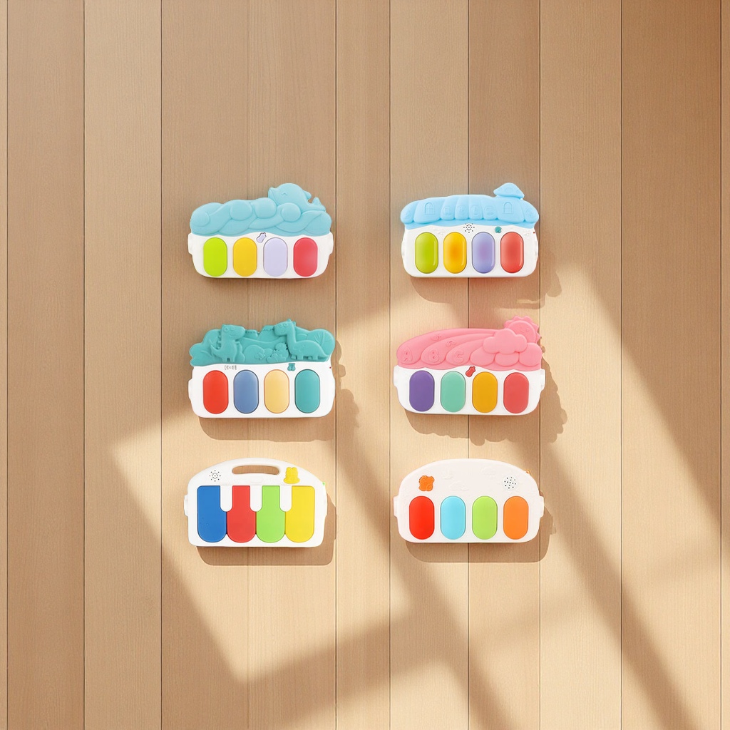 Cross-border best-selling baby fitness frame toys, music pedal piano game pads for newborns aged 0 to 12 months, baby toys Specification image
