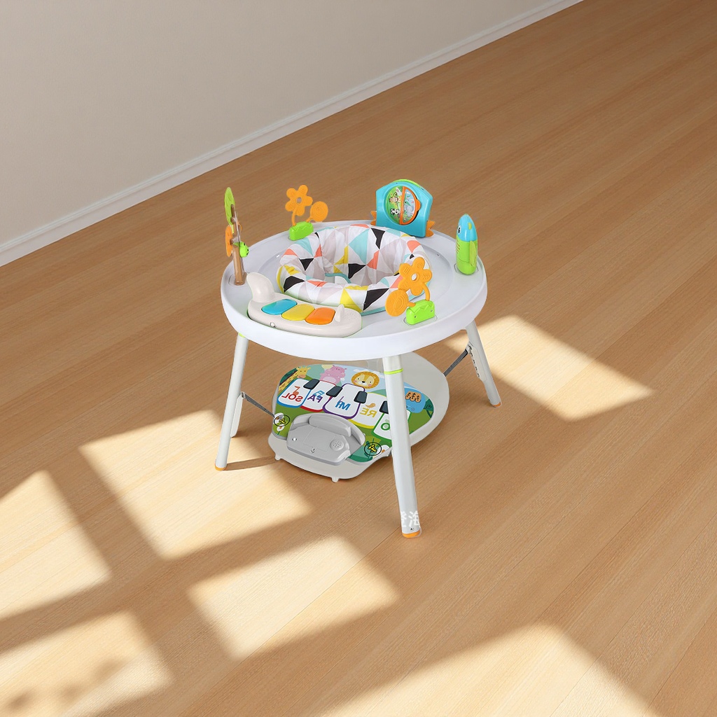 Cross-border three-in-one baby bouncy chair, fitness frame, multi-functional baby walker, jumping chair, toy, sports and leisure details Picture