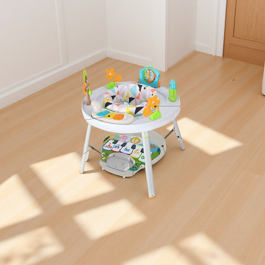 Cross-border three-in-one baby bouncy chair, fitness frame, multi-functional baby walker, jumping chair, toy, sports and leisure Application Scenario